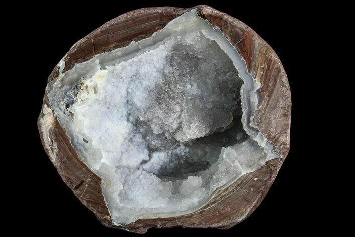 Crystal Filled Dugway Geode (Polished Half) #121710